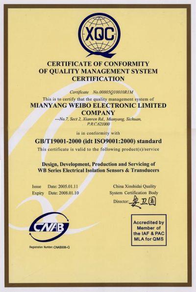 CE Certification Transducer