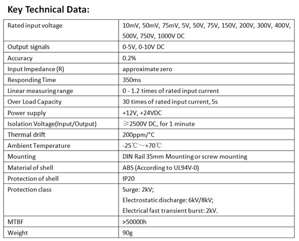 DC Voltage Transducer Arduino